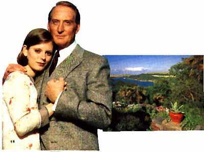 Charles Dance and Emilia Fox in Rebecca