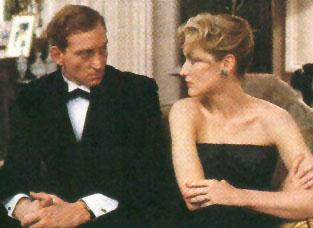 With Meryl Streep in 'Plenty'